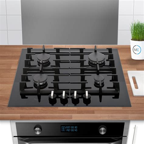 bosch series 6 gas hob black